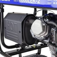 Hyundai HY10000LEK-2 8kW / 10kVA* Recoil & Electric Start Site Petrol Generator