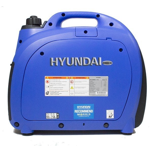 Hyundai HY2000Si 115 1600w Portable Petrol Inverter Generator Side View Right