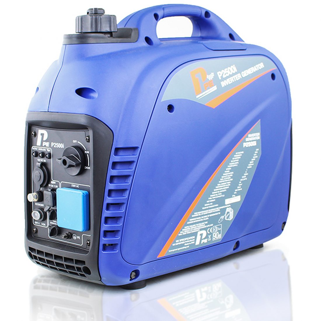P2500i P1PE 2200W Petrol Inverter Generator Powered by Hyundai