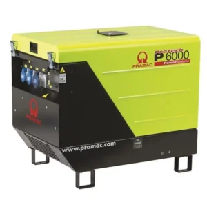 Pramac P6000 5.3kW Diesel Generator Electric Start 230V.