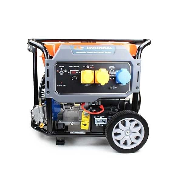 P10000LELPG Dual fuel petrol LPG generator P1PE