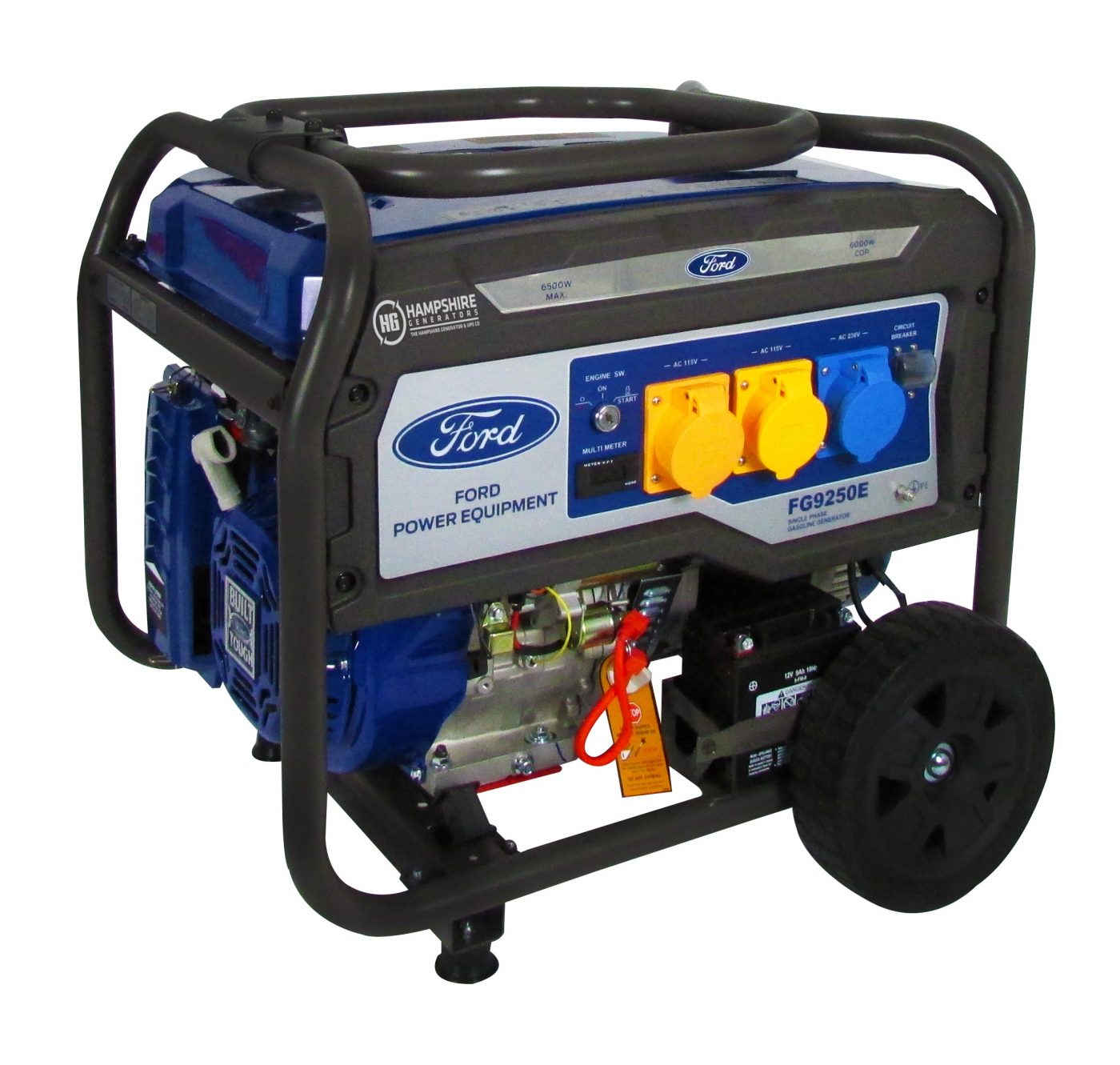 Ford FG9250E Q 6KW Electric Start Frame Mounted Petrol Generator