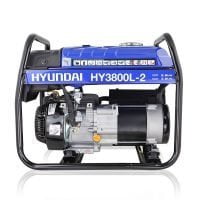Hyundai HY3800L 2 3.2kW 4kVA Recoil Start Site Petrol Generator Side View