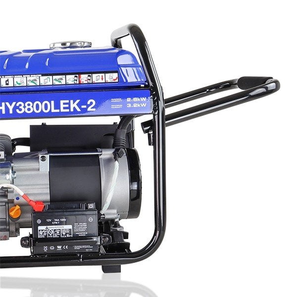 Hyundai HY3800LEK-2 3.2kW / 4.00kVA Electric Start Site Petrol Generator