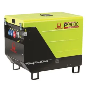 Pramac P6000 5.5kw 400V Three Phase Diesel Generator.