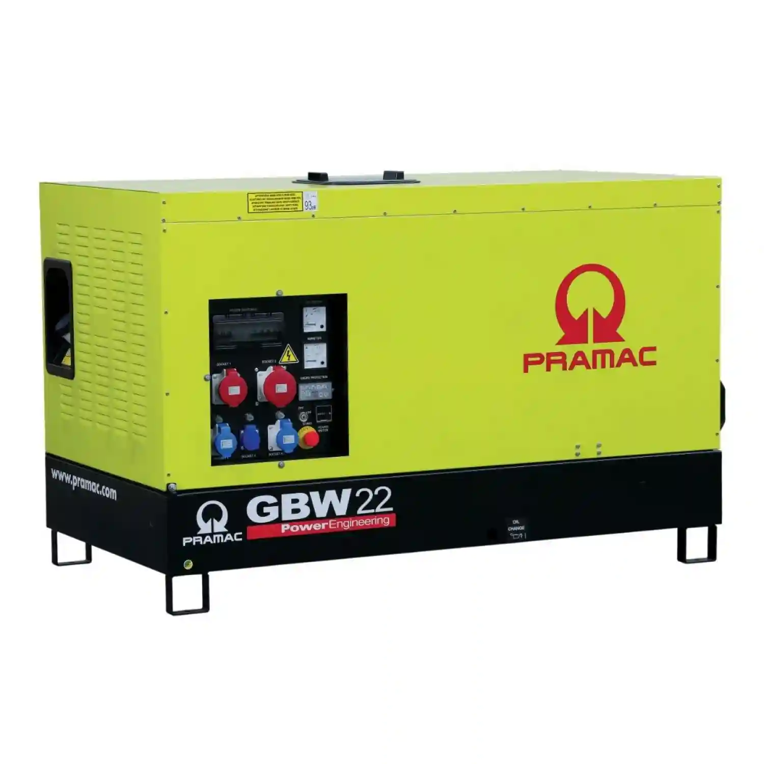 Pramac GBW22P 22kVA 17kw Three Phase Diesel Generator 400V