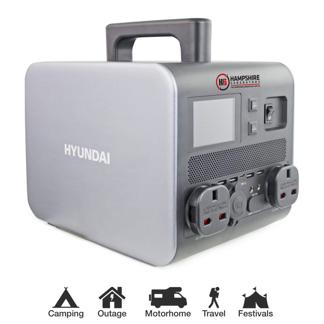 Hyundai HPS-600 500W Portable Power Station