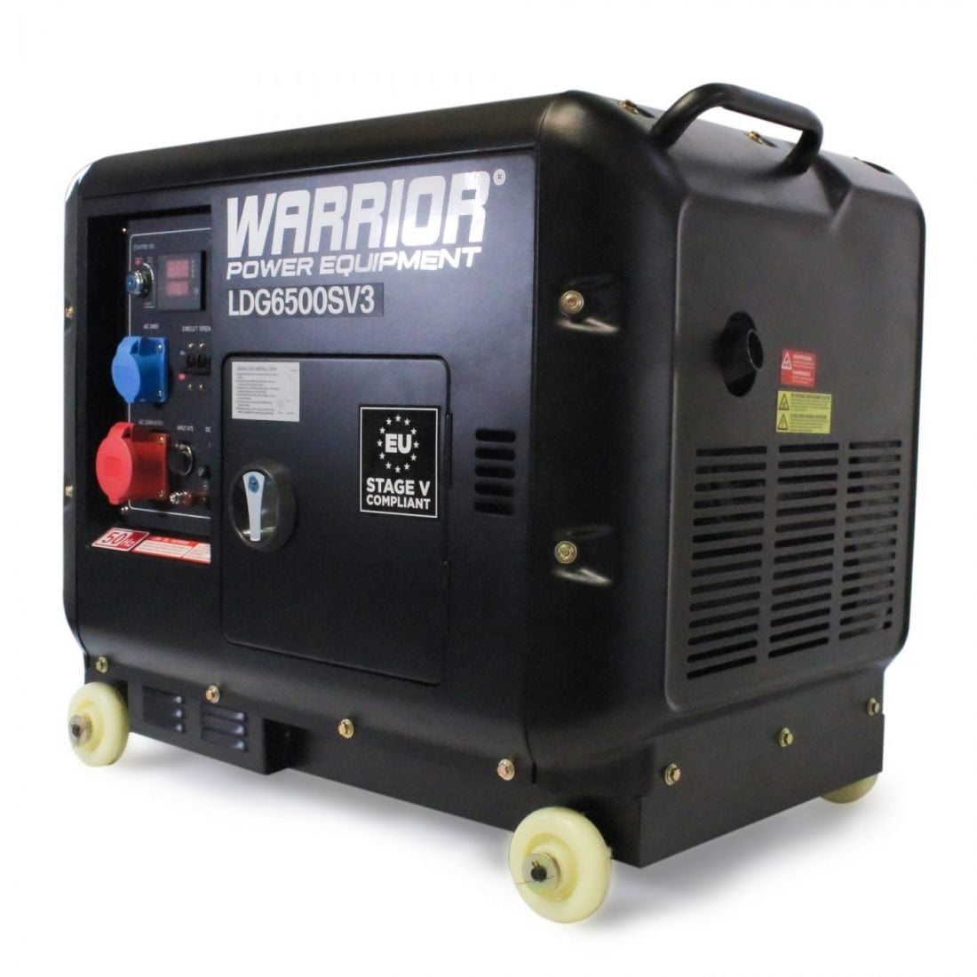 Warrior LDG6500SV3 5.5KW Diesel Generator 3 Phase