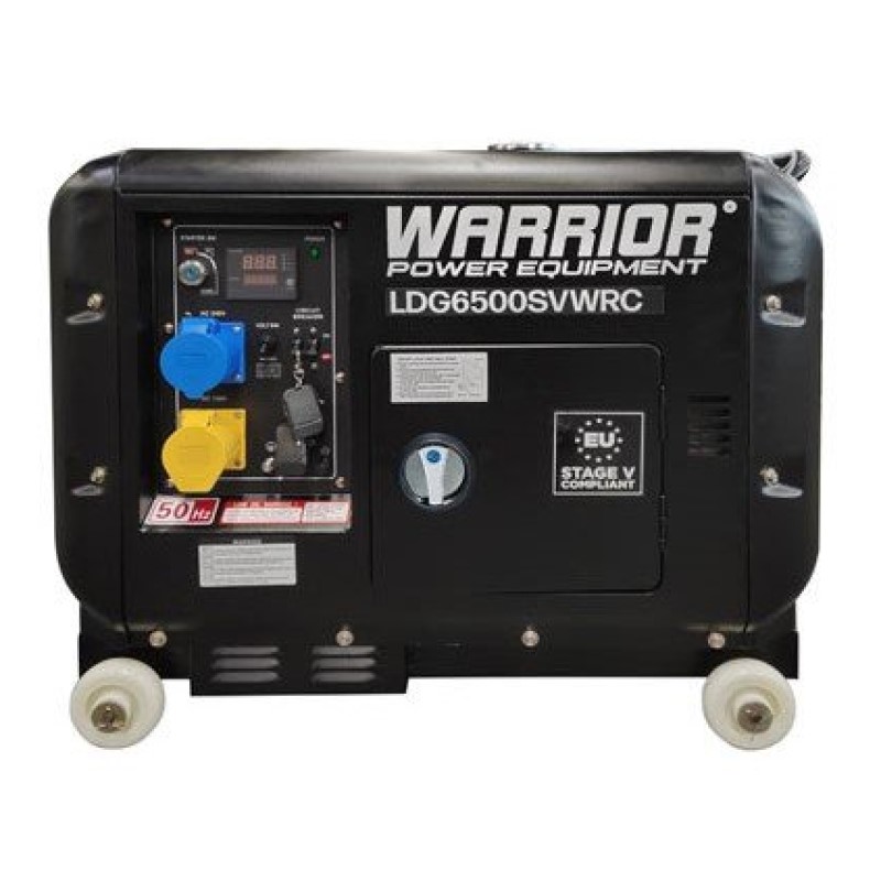 Warrior LDG6500SVWRC 5500 Watts Diesel Generator Wireless Remote