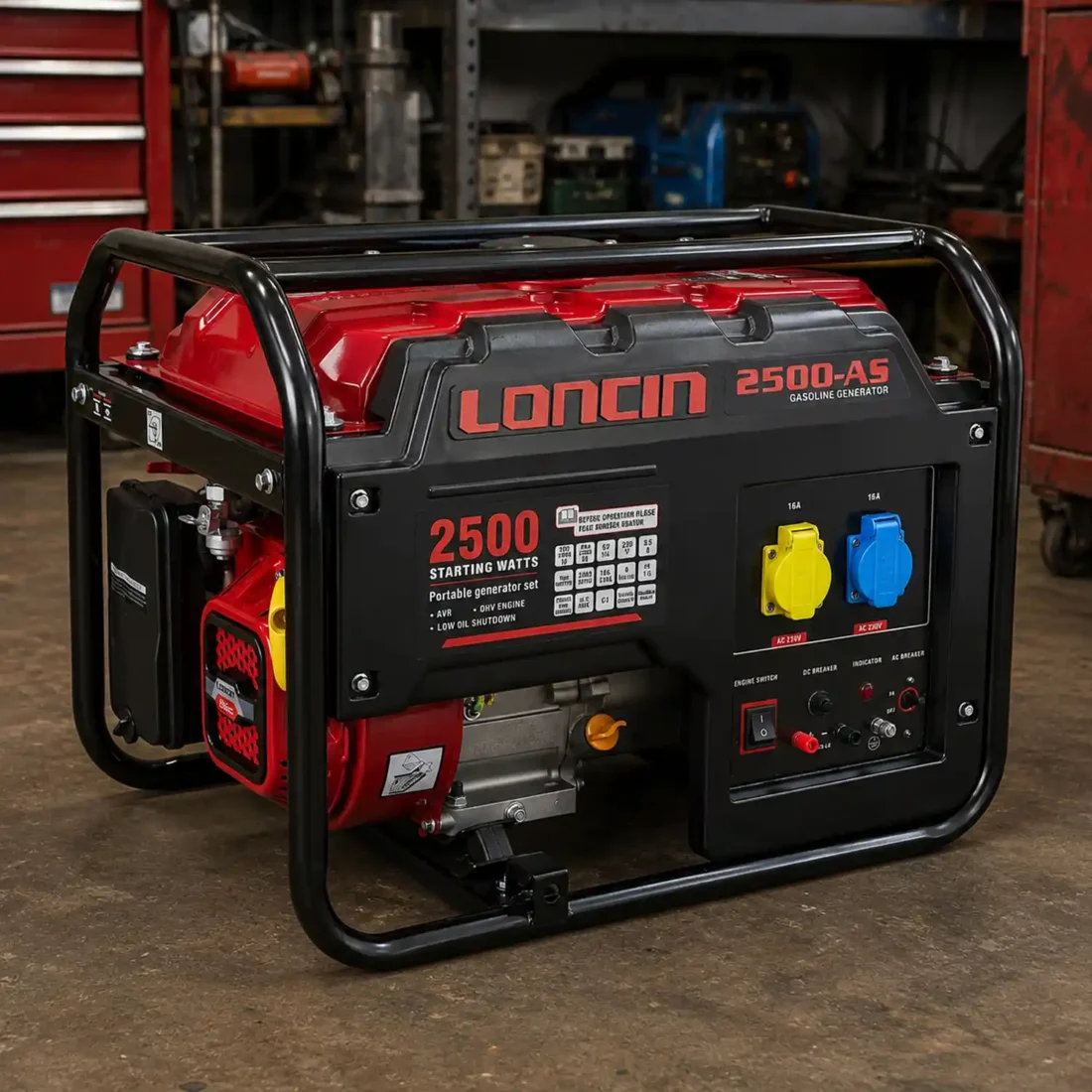 Loncin LC2500-AS 2KW Open Frame Petrol Generator