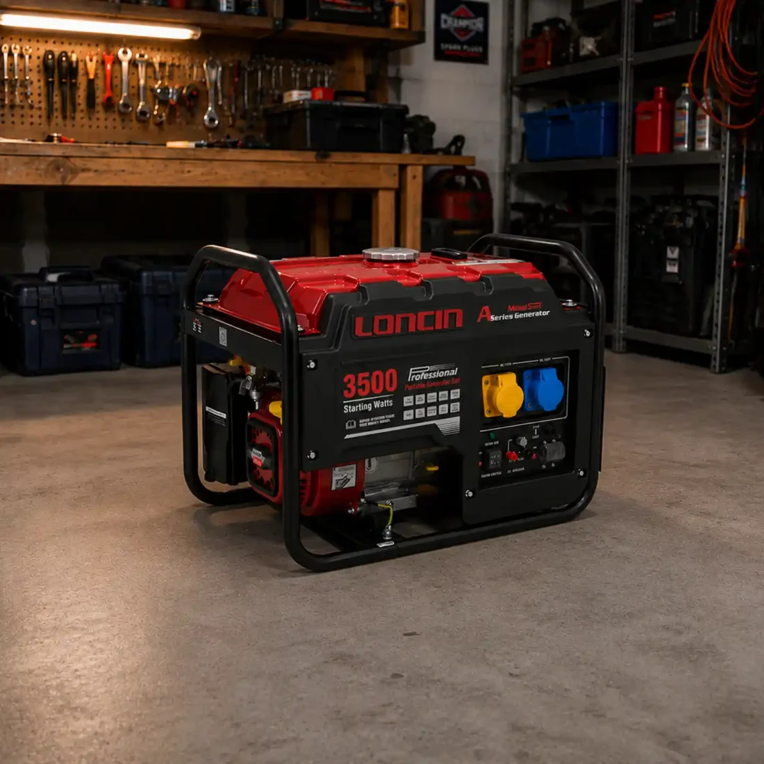 Loncin LC3500-AS 2.8KW Open Frame Petrol Generator