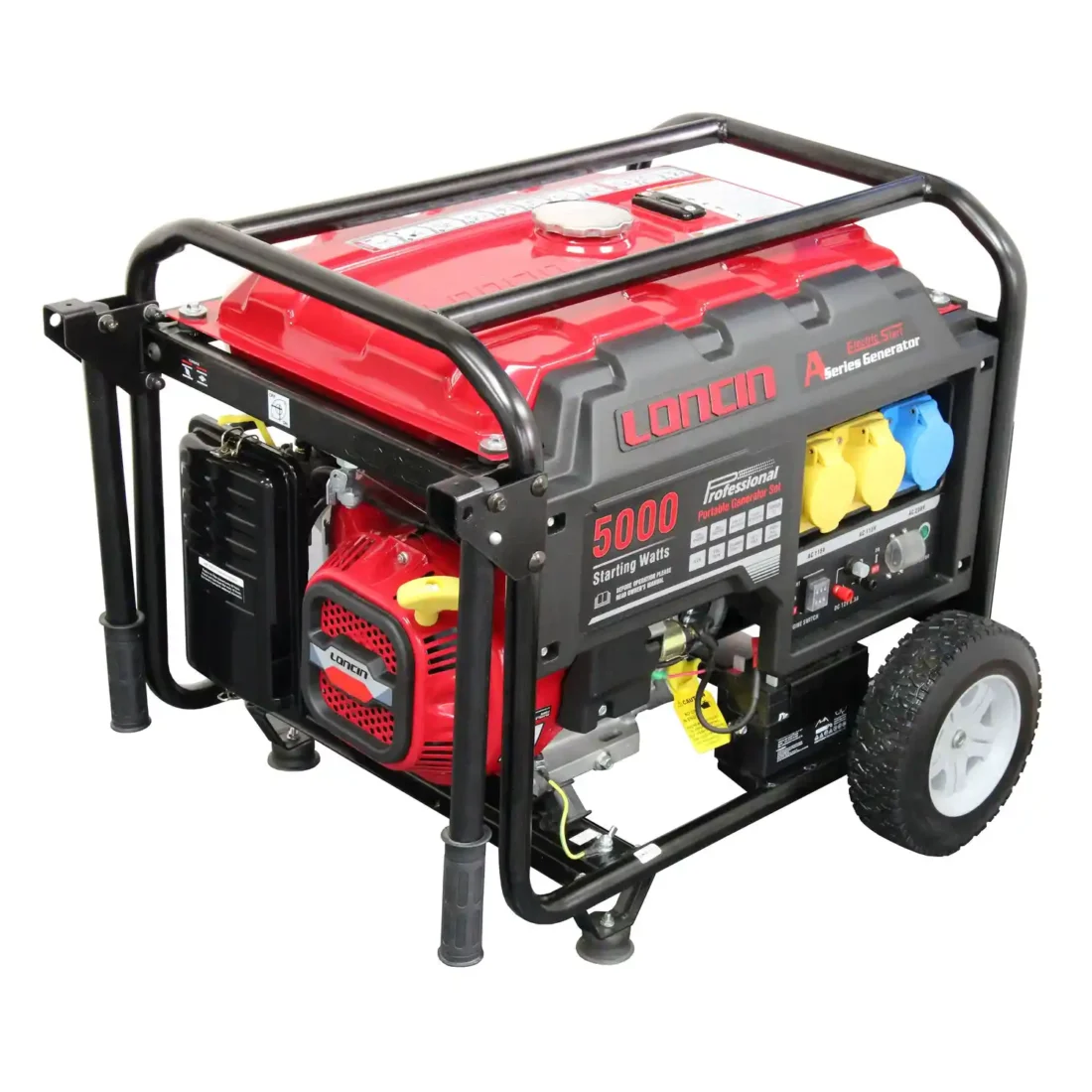 Loncin LC5000D-AS 4KW Open Frame Petrol Generator