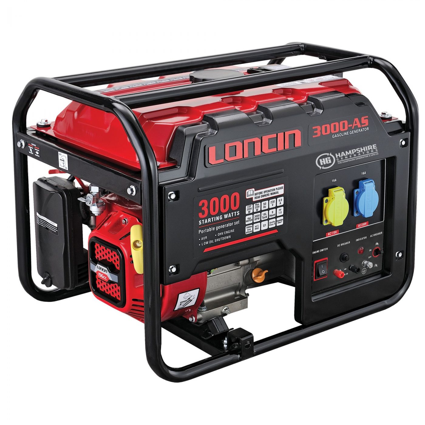 Loncin LC3000-AS 2.3KW Petrol Generator