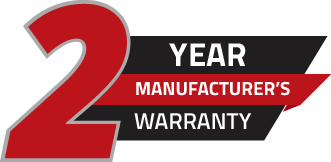 Two year manufacturers warranty logo