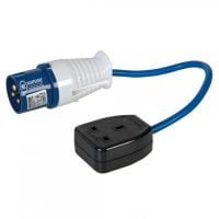 Fly Lead Converter 16A Plug to 13A Socket