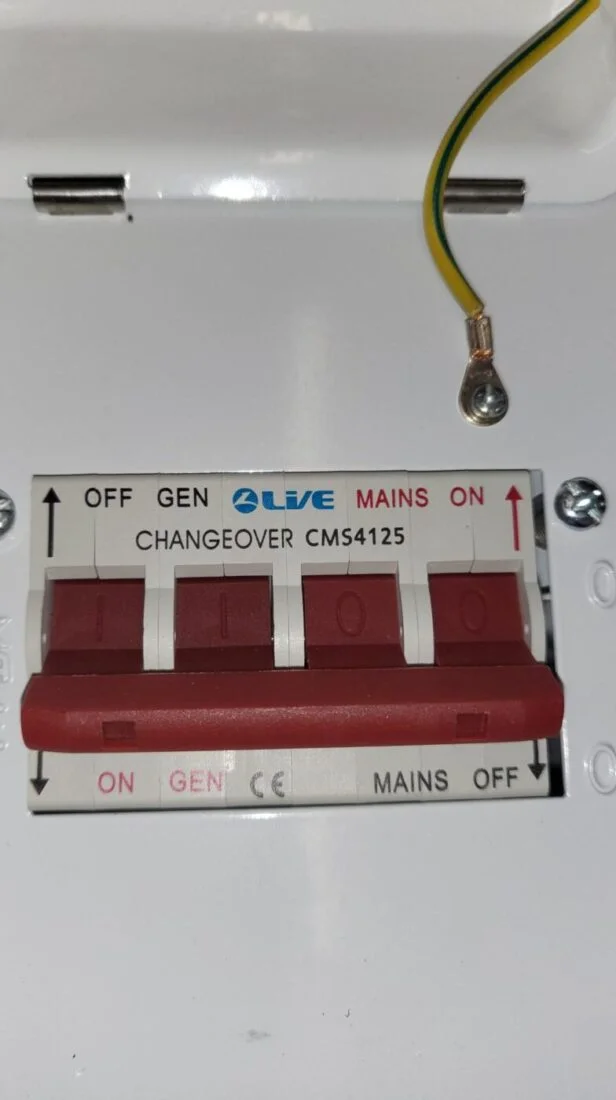 Generator 125A Manual Transfer Switch Single Phase