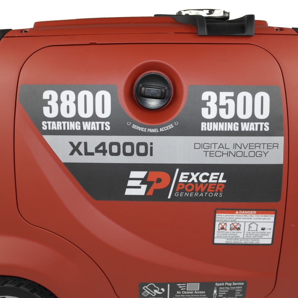 Excel Power XL4000i 3.8KW Petrol Inverter Generator Side Access Panel