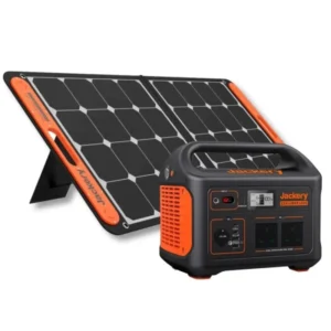 Jackery Explorer 1000 Portable Power Station + SolarSaga 100W Solar Panel.