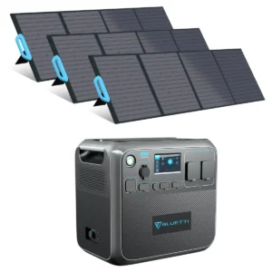 Bluetti AC200P Portable Power Station + 3 x PV200 Solar Panels