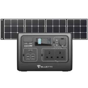 Bluetti EB55 Portable Power Station + SP120 Solar Panel