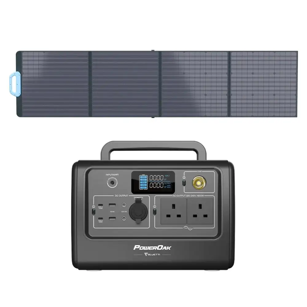 Bluetti EB70 Portable Power Station + PV200 Solar Panel