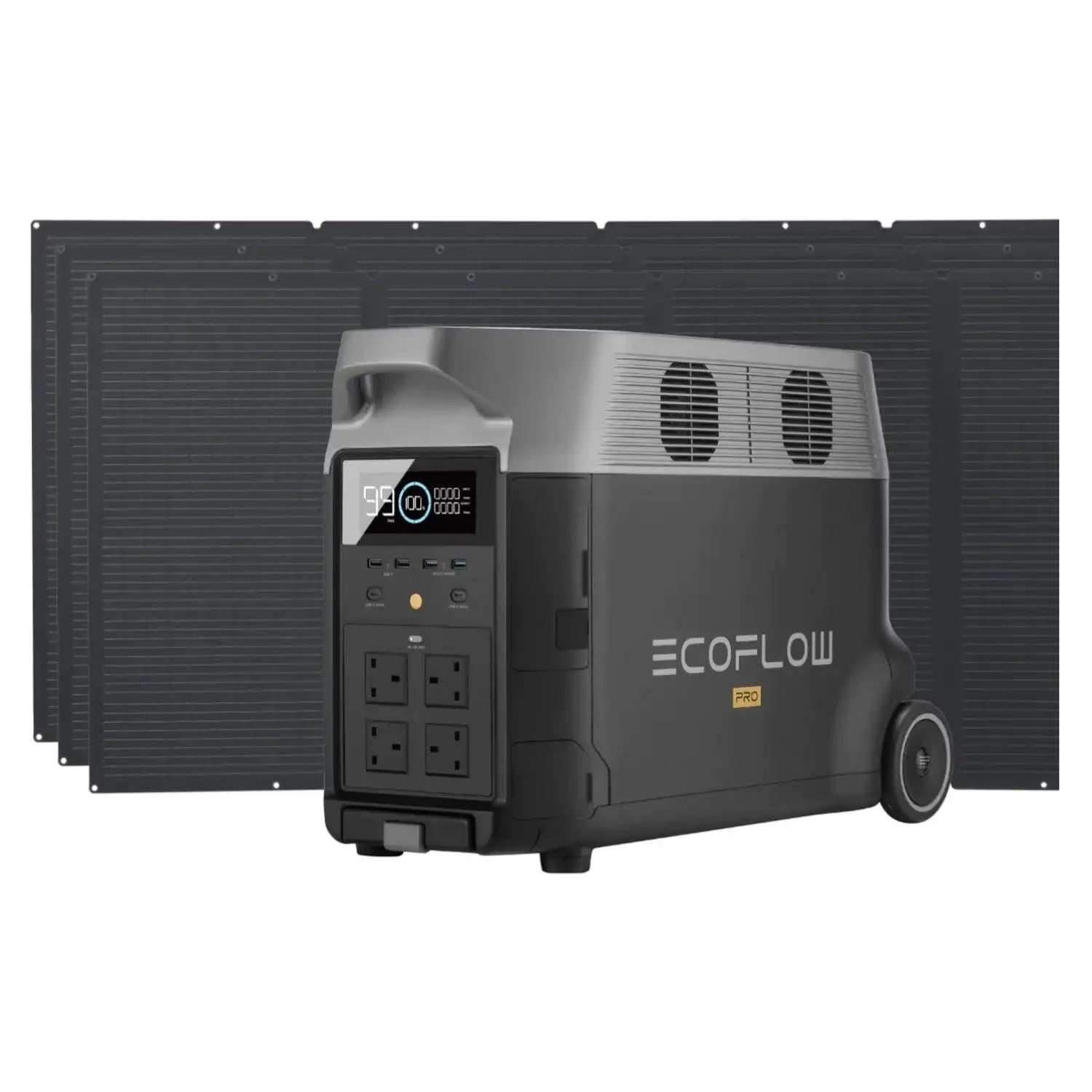 EcoFlow DELTA Pro + 2X 400W Solar Panel