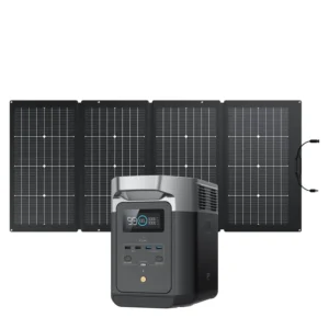 EcoFlow DELTA 2 + EcoFlow 220W Solar Panel.
