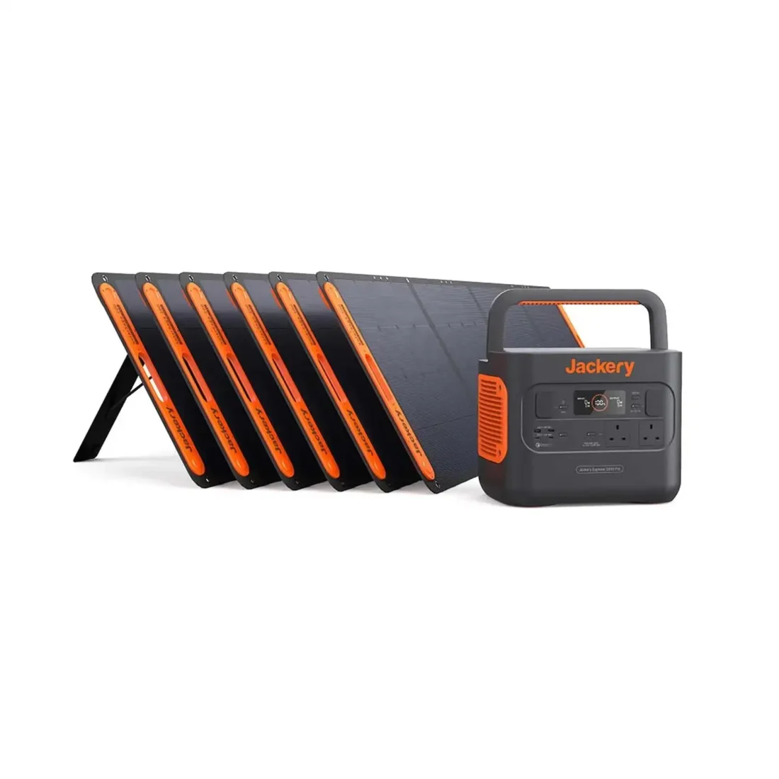 Jackery Explorer 2000 Pro + 6X Solar Saga 200W Solar Panel