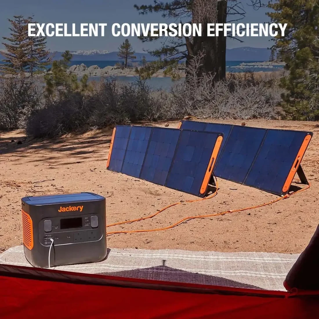Jackery Explorer 2000 Pro + Solar Saga 200W Solar Panel