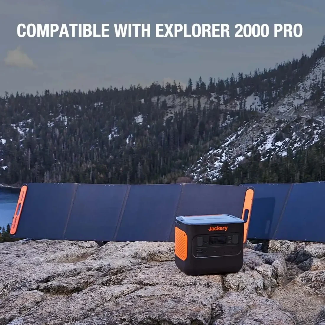 Jackery Explorer 2000 Pro + 6X Solar Saga 200W Solar Panel