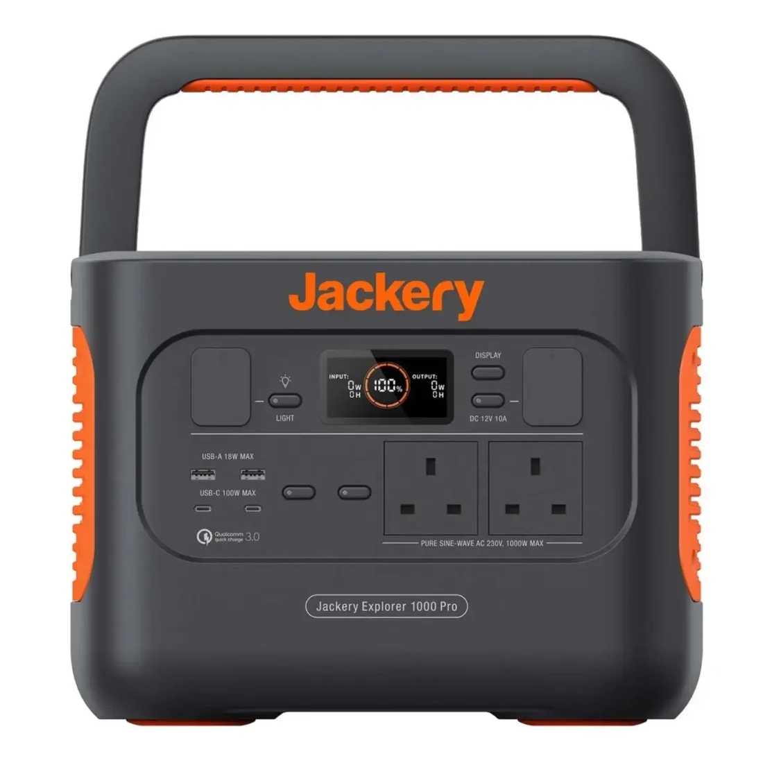 Jackery Explorer 1000 Pro Portable Power Station + 2 SolarSaga 100W Solar Panels