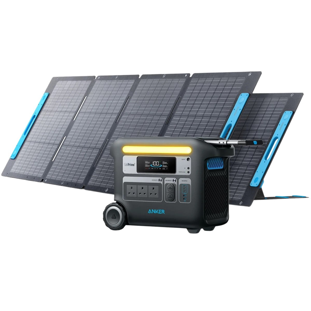 Anker SOLIX F2000 (767) Power Station + 2X Anker 531 200W Solar Panels