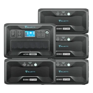 Bluetti AC500 + X4 B300S Battery Backup System.