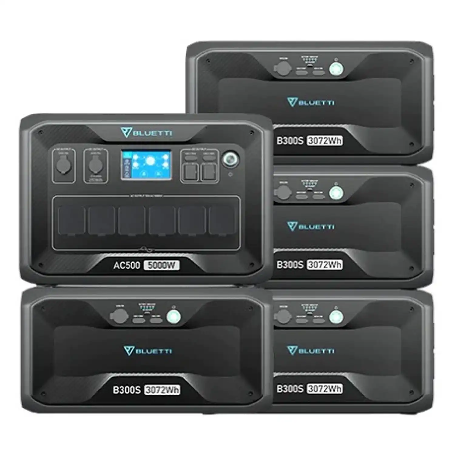 Bluetti AC500 + 4X B300S Battery Backup System