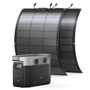 EcoFlow DELTA Max 1600 + 2X 100W Flexible Solar Panel.