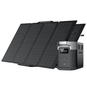 EcoFlow DELTA Max 1600 + 2x 160W Solar Panel.