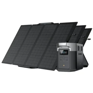 EcoFlow DELTA Max 1600 + 3x 160W Solar Panel.