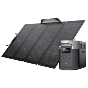 EcoFlow DELTA Max + 1X 220W Solar Panel.