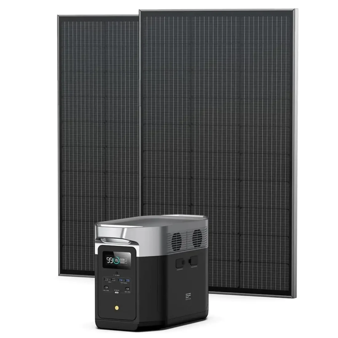 EcoFlow DELTA Max + 2X 100W Rigid Solar Panel
