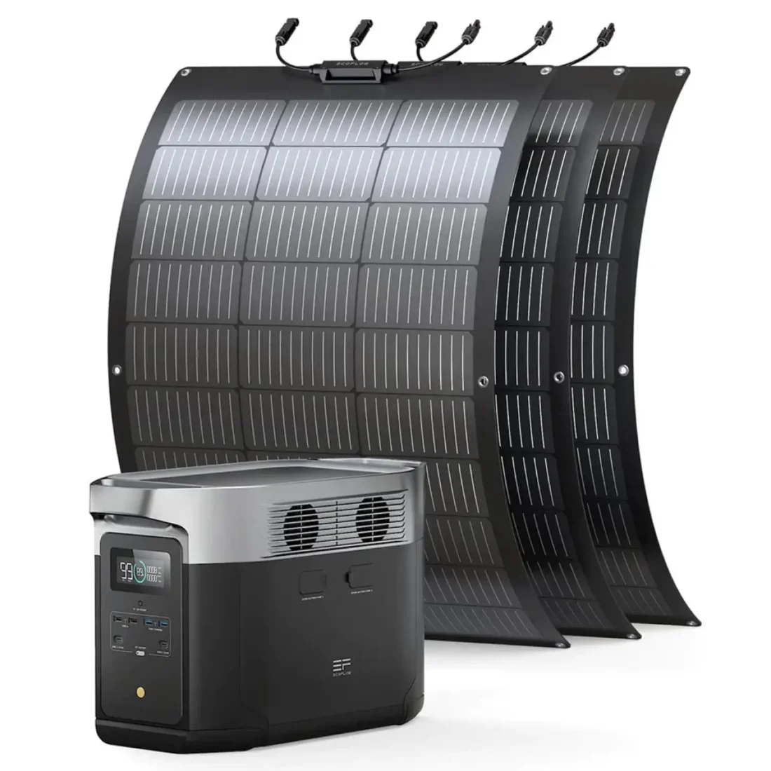 EcoFlow DELTA Max + 3X 100W Flexible Solar Panel