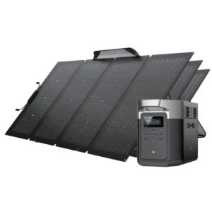 EcoFlow DELTA Max + 3X 220W Solar Panel.
