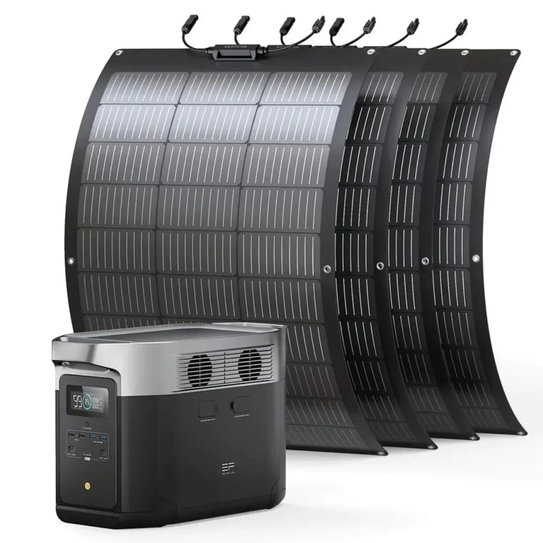 EcoFlow DELTA Max + 4X 100W Flexible Solar Panel