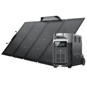 EcoFlow DELTA Pro + 220W Solar Panel.