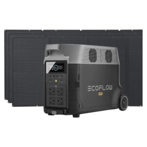 EcoFlow DELTA Pro + 3X 400W Solar Panel