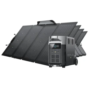 EcoFlow DELTA Pro + 4X 220W Solar Panel.