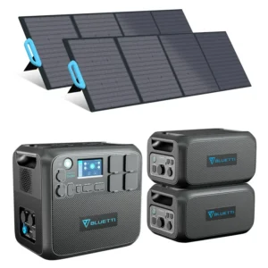 Bluetti AC200Max + 2X B230 + 2X PV200 Solar Panel.