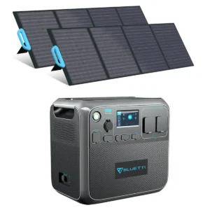 Bluetti AC200P Portable Power Station + 2 x PV120 Solar Panels
