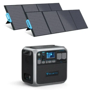 Bluetti AC200P Portable Power Station + 2 x PV200 Solar Panels