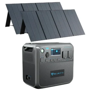 Bluetti AC200P Portable Power Station + 2 x PV350 Solar Panel