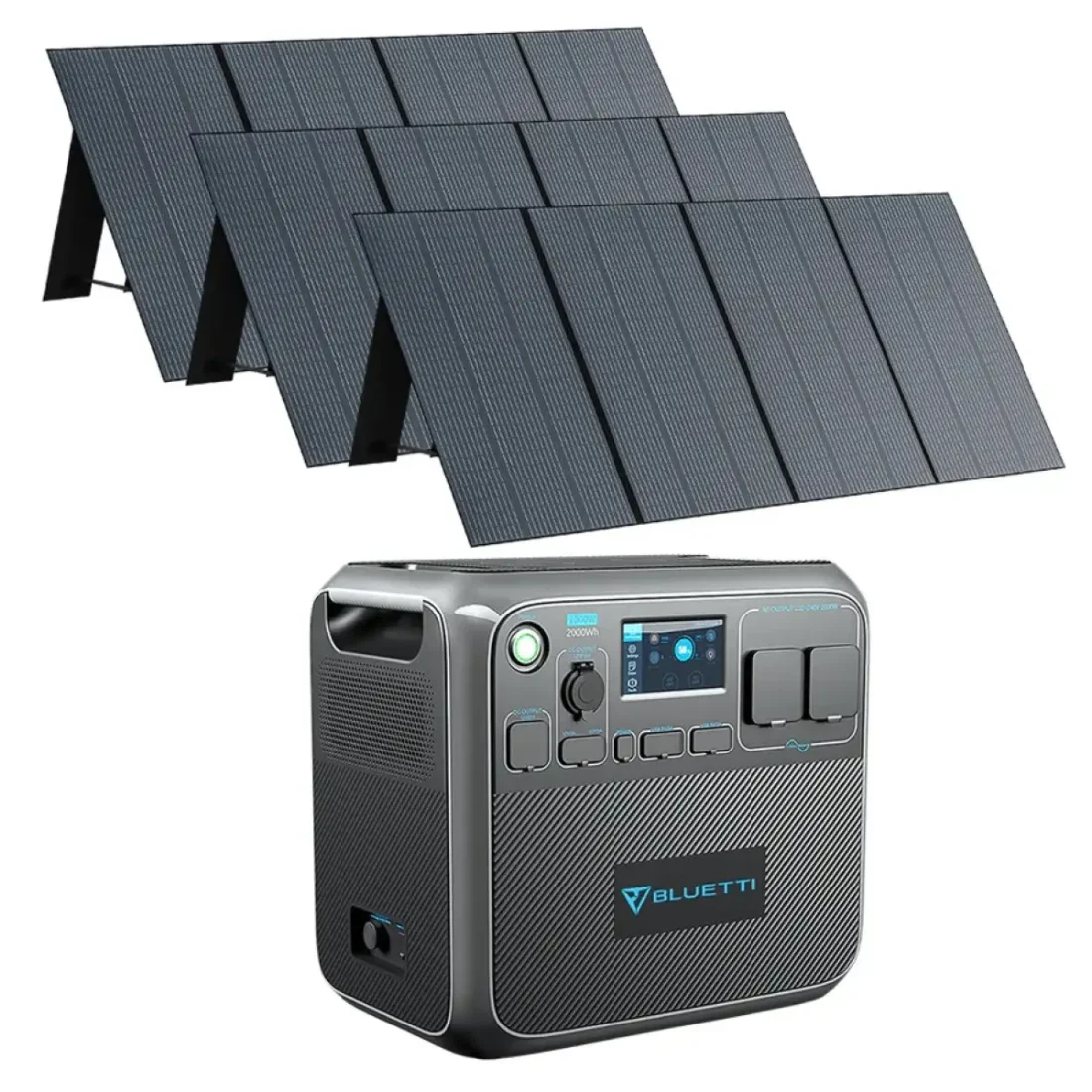 Bluetti AC200P Portable Power Station + 3X PV350 Solar Panel